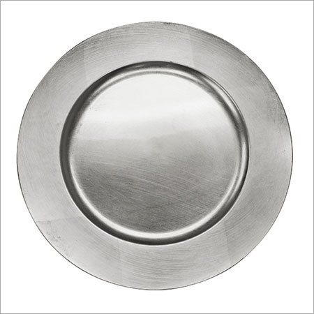 Vintage Steel Round Plates