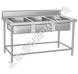 Three Sink Unit