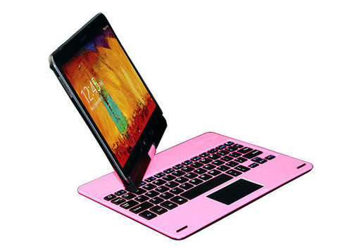 Waterproof ABS Bluetooth Slim Keyboard 360 Rotating for Samsung