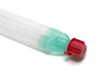 Flextube breathing systems for passive humidifcation