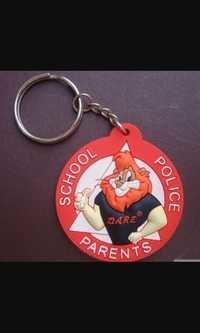 Soft Pvc Rubber Keychain - 3d, Round Shape With 0.2-2mm Thickness For Promotional Use