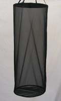 MOTH BREEDING CAGE - Fine Mesh, 15-30cm Diameter, 30-60cm Height, Black | Moth Rearing, Plant Fitting, Easy Use