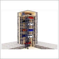 Tower Parking System - Hydraulic Display, 50-car Capacity On 3-car Footprint, Fully Automated Retrieval In 1 Minute, Turntable For Convenient Exit