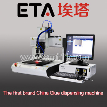 High Precision Electronical Usage Automatic Glue Dispensing Machine - Three-Axis, Tablet PC Control, Stepper Motors | Visual Positioning, Precise Dispensing, Compact Design