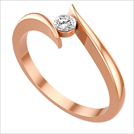 Rose Gold Engagement Ring for gift