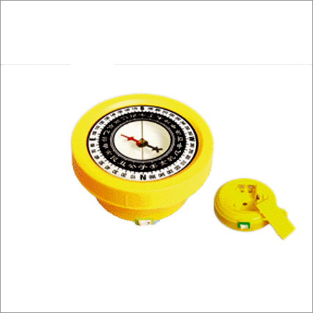 Needle Compass - High-Quality Tough Glass, 3 to 4 Inch Size | Compact Mirrored Design, Accurate Direction Finding, Stylish Finish