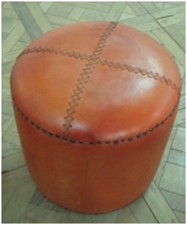 Leather Puff
