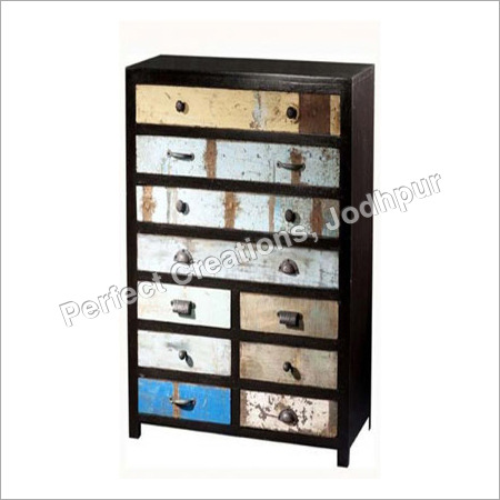 Vintage Industrial Drawer Chest