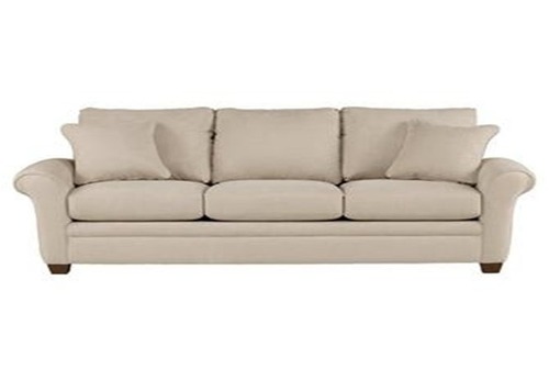 Wooden Sofa - Wood, 78x36x38 inches, Beige | Comfortable Seating, Durable Frame, Stylish Design