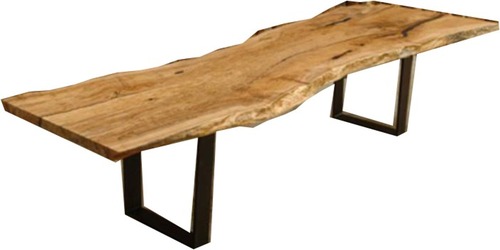 Dining Table with Iron Lag