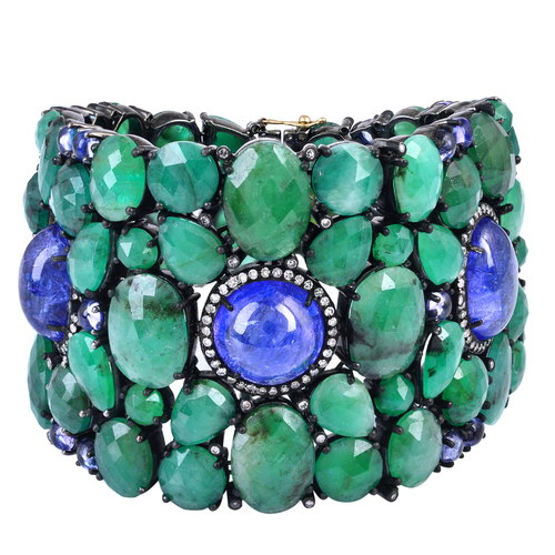 Emerald Gemstone Bracelet