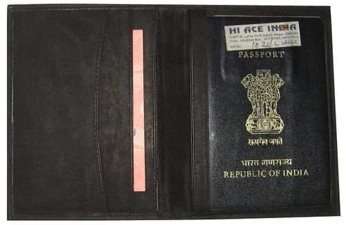 Leather Passport Holder