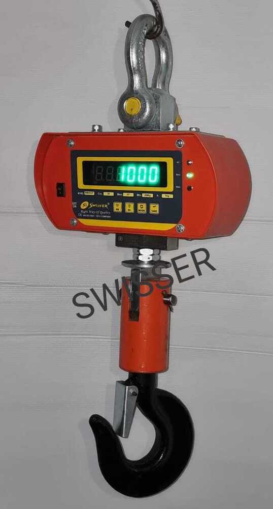 High Temperature Crane Scale - Stainless Steel Build, 100 kg to 25,000 kg Capacity | Advanced Micro Controller, Overload Protection, LED Display
