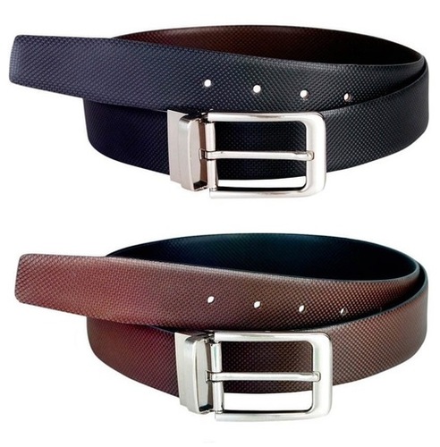 Men Reversable Leather Belt