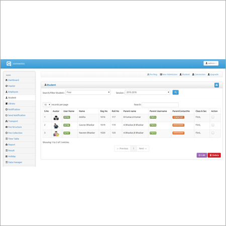 Student Information Management Software