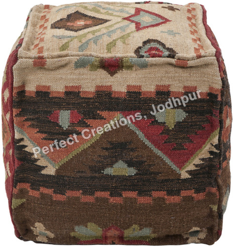 WOOL OTTOMAN