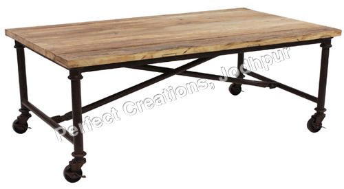INDUSTRIAL ANTIQUE COFFEE TABLES