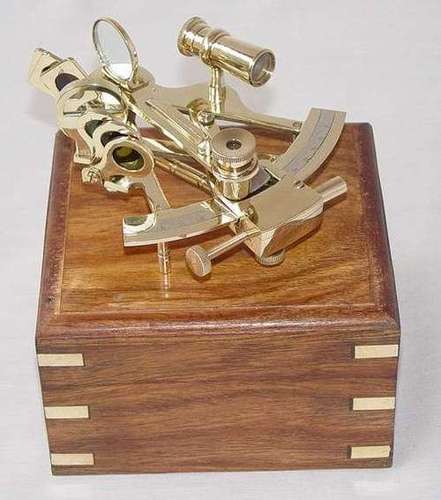 Brass Micrometer Nautical Sextant