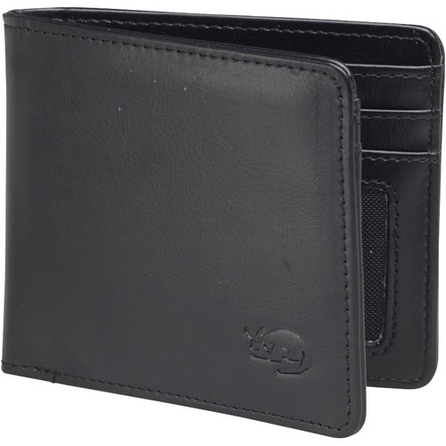 Black Men's PU Leather Wallet