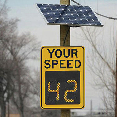 Solar Speed Signage