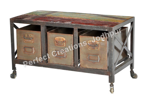 VINTAGE INDUSTIAL DRAWER CHEST