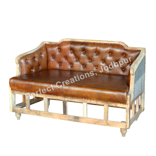 VINTAGE INDUSTRIAL LEATHER FURNITURE
