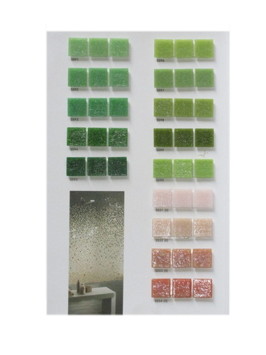 Metallic Glass Mosaic Tile