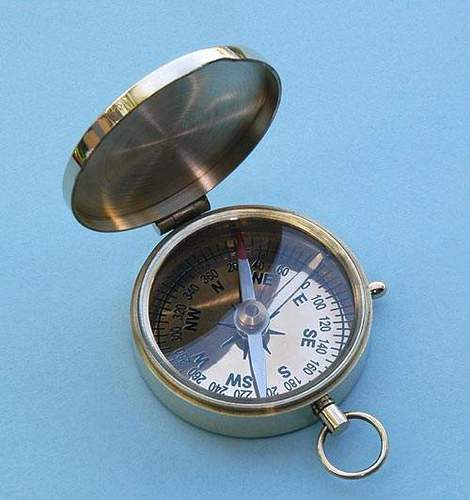 Pocket Compass with Lid