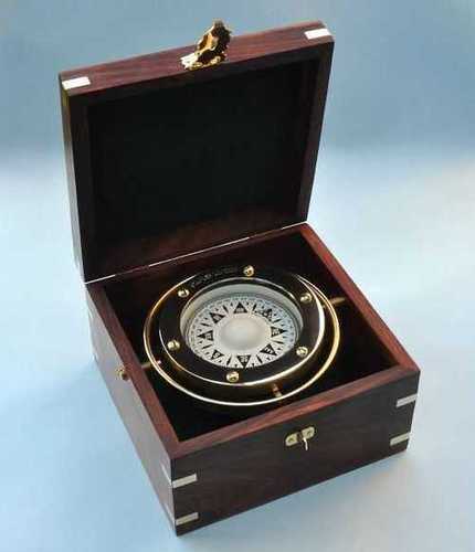 Ship Compass Big with Wooden Box