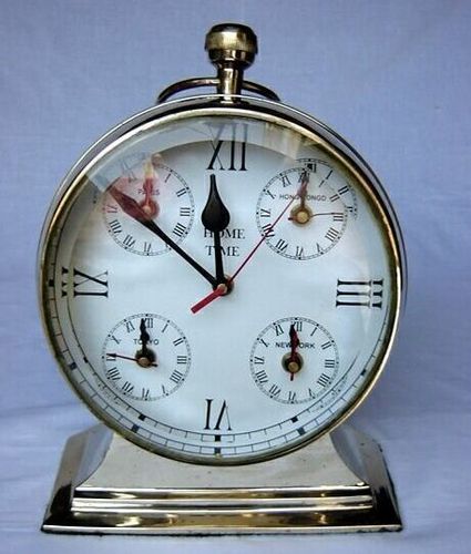 World Time Desk Clock