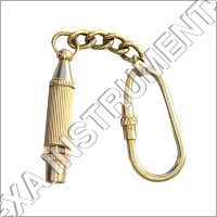 Brass Whistle Key Chain