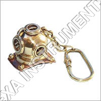 Nautical Products - Brass 3x2x1 Inches, Gold Finish | Durable, Collectible, Portable Keychain