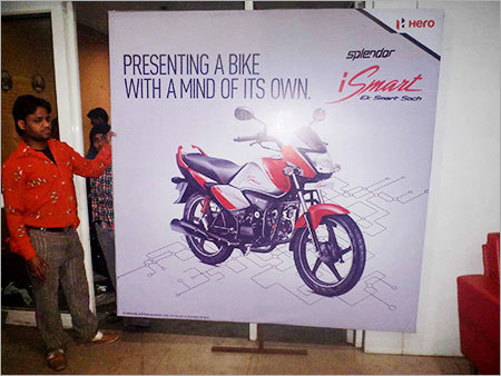 Showroom Advertising Installed Board
