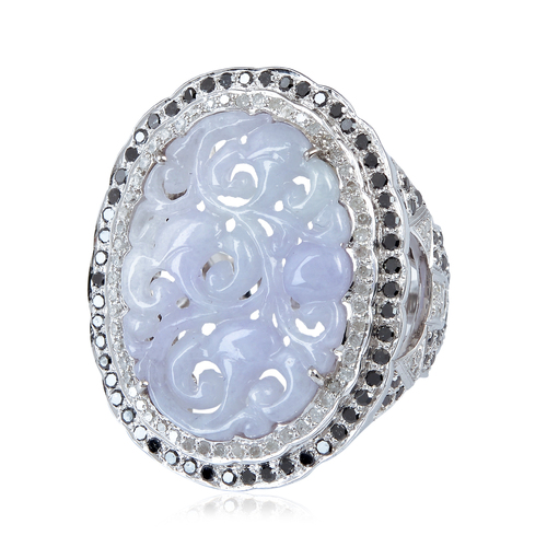 Top Design Carved Jade Ring