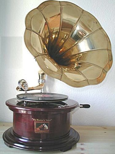 Round Gramophone