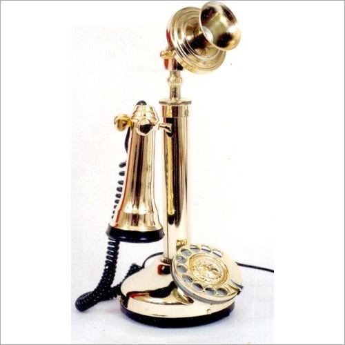 Brass Candle Telephone