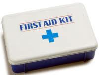 First Aid Kit - Stainless Steel, 1 kg Rectangular Box, Green with Printed Pattern | Essential Emergency Medicines for A, B, C Type Usage