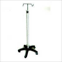 I V Stand - Plastic & Steel, 150cm Height, Silver Color | Durable, Portable, Rust Resistant, Space Saving, Stable Design