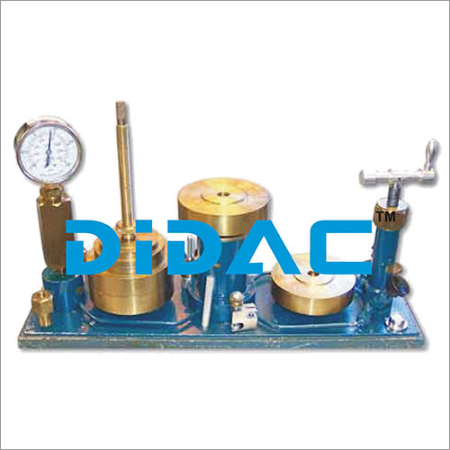 Dead Weight Pressure Gauge Calibrator Tester By DIDAC INTERNATIONAL