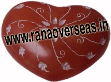 Marble  Soap Stone heart  