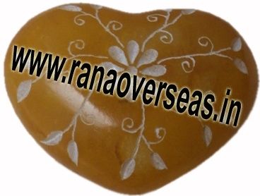 Marble  Soap Stone heart  4