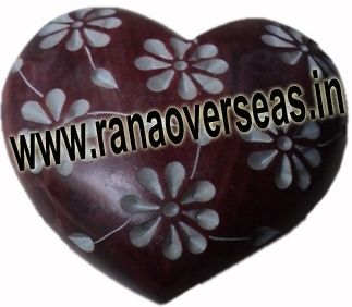 Marble  Soap Stone heart  6