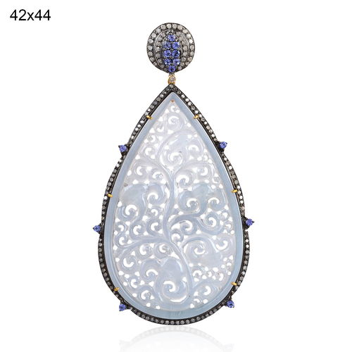 Carving Jade Gemstone Pendant