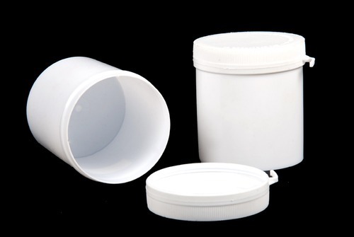 Plastic cylindrical containers