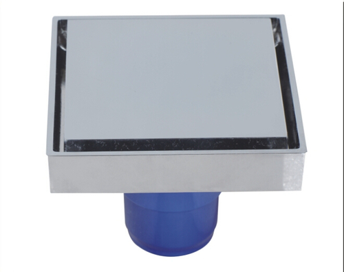 Floor Drain - Copper 100x100mm, Chrome Finish | Easy Installation, Watertight Seal, Prevents Clogging