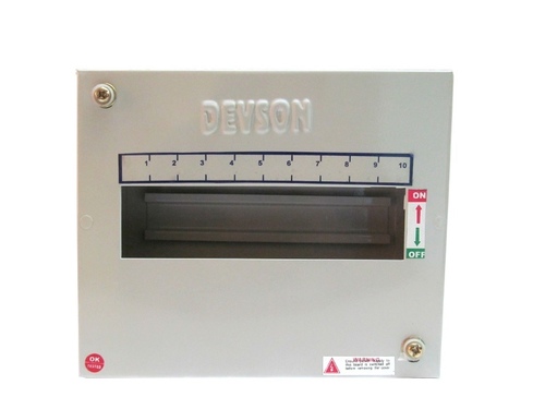 10 Way SPN Single Door MCB Distribution Box