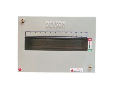 12 Way SPN Single Door MCB Board