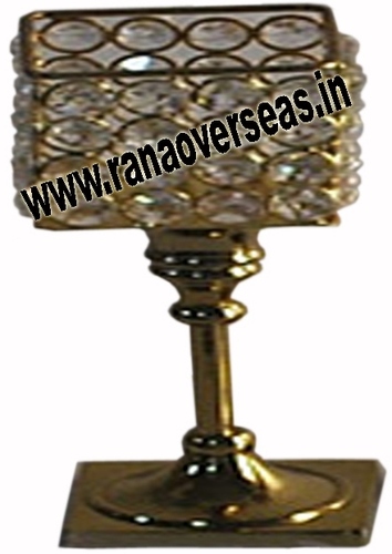 Crystal Gold Votive candle Holders