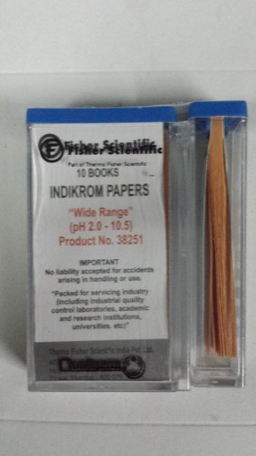 pH indicator paper "Wide Range" 2.0 - 10.5
