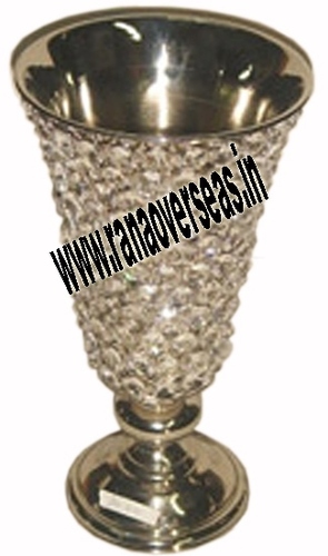 Crystal Metal Vase 1